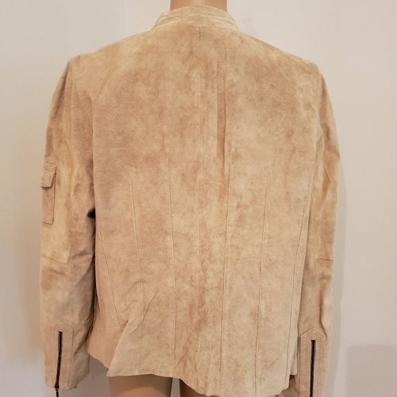 Beautiful August Silk Logic 100% Suede Coat - Picture 5 of 8